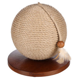 Flamingo Kratzball Estrella M braun aus Nylon Durchmesser 21 cm – Bild 1 von 4