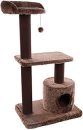 Flamingo Kratzbaum Baloo Hathi für Katzen Braun 78 x 49,5 x 121 cm – Bild 1 von 11