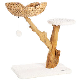 Flamingo Kratzbaum Carlito für Katzen beige 74,5 x 42 x 78 cm – Bild 1 von 1