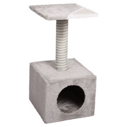 Produktbild von Flamingo Kratzbaum Cary für Katzen in Grau mit Sisal