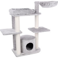 Produktbild von Flamingo Kratzbaum Fenway für Katzen Grau mit Sisal 119 x 42,5 x 104 cm