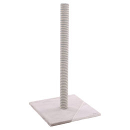 Flamingo Kratzbaum Glen für Katzen Grau Größe L aus Plüsch – Bild 1 von 4