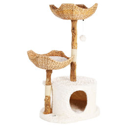Flamingo Kratzbaum Hector für Katzen in Beige, 75 x 46 x 111 cm – Bild 1 von 1