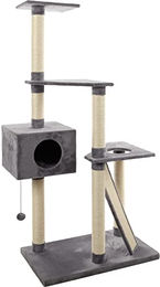 Flamingo Kratzbaum Janga XXL Katzen Kratzbaum aus Sisal in Grau 168 cm – Bild 1 von 4