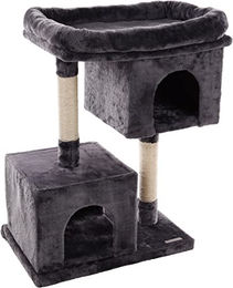 Flamingo Kratzbaum Kajal Grau mit Sisal für Katzen – Bild 1 von 3