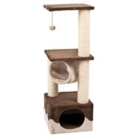 Produktbild von Flamingo Kratzbaum Kangri Surfer 5 für Katzen braun-beige 35x35x102 cm