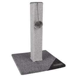 Flamingo Kratzbaum Orson für Katzen Grau mit Spielzeug 30x30x41,5 cm – Bild 1 von 4
