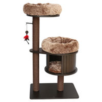 Produktbild von Flamingo Kratzbaum Raisa 1 für Katzen in Braun/Grau mit 119 cm Höhe und Sisal-Elementen