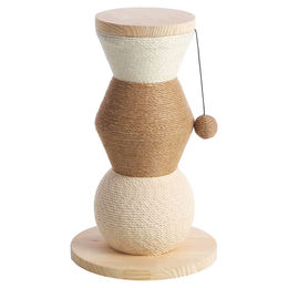 Flamingo Kratzbaum Stubbs für Katzen in Beige aus Holz – Bild 1 von 1
