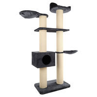 Produktbild von Flamingo Kratzbaum Sylvester XL für Katzen in Grau mit Sisal und FSC-zertifiziertem Holz