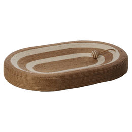Flamingo Kratzbrett Blaze oval braun 60,5 x 40,5 x 7 cm – Bild 1 von 1