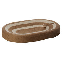 Produktbild von Flamingo Kratzbrett Blaze oval braun 60,5 x 40,5 x 7 cm