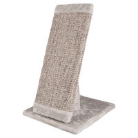 Produktbild von Flamingo Kratzbrett Greta Tafel grau für Katzen aus Sisal 31x31x47,5 cm