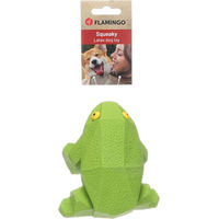 Produktbild von Flamingo Kremi Frosch Hundespielzeug aus Latex in Grün mit Quietschfunktion