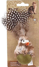 Flamingo KS Natura Delight WOBBLER+GERÄUSCH Stoff Spielzeug für Vögel Bunt 11cm – Bild 1 von 2