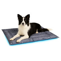 Produktbild von Flamingo Kühlbett Fresk Drop Hund und Katze Grau Größe L 91x76cm