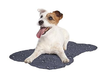 Flamingo Kühlkissen Fresk Drop Knochen Grau 60,5x86cm aus Baumwolle für Hunde – Bild 1 von 3