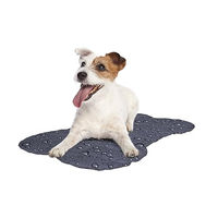 Produktbild von Flamingo Kühlkissen Fresk Drop Knochen Grau 60,5x86cm aus Baumwolle für Hunde
