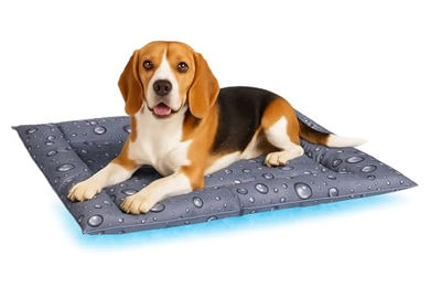 Flamingo Kühlmatte Fresk Drop für Hunde und Katzen Grau Größe M 76x66cm – Bild 1 von 9