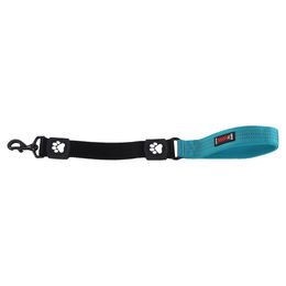 Flamingo Kurzführer Zorba für Hunde Türkis mit Reflektoren und Neopren Griff 55cm - 55 cm – Bild 1 von 4
