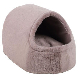 Flamingo Kuschelhöhle aus Plüsch für Hunde in Grau 35 x 52 x 30 cm – Bild 1 von 1
