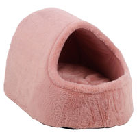 Produktbild von Flamingo Kuschelhöhle Ebby für Hunde aus Plüsch in Rosa 35 x 52 x 30 cm