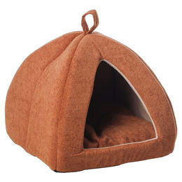 Flamingo Kuschelhöhle Iglu Pasco braun aus Polyester für Hunde aller Altersstufen – Bild 1 von 1