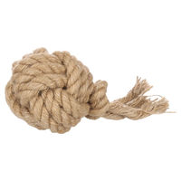 Produktbild von Flamingo Kush Knotenball Hundespielzeug aus Naturmaterial Braun