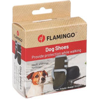 Produktbild von Flamingo Laky Pfotenschuhe für Hunde grün Größe M aus Polyester wasserabweisend