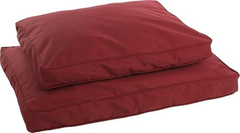 Flamingo Lamingo Ergonomisches Hundebett Genève Rechteckig Bordeaux 100 x 70 x 12 cm Waschbar – Bild 1 von 3