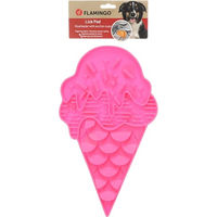 Produktbild von Flamingo Leckmatte Bubu Eis Rosa aus Silikon 40x23 cm für Hunde - 40 cm