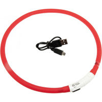 Produktbild von Flamingo LED Halsband NERA Rot 20-70 cm 16 mm - 70 cm