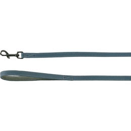 Flamingo Leder Führleine Denver Blau 130 cm 16 mm - 130 cm – Bild 1 von 1