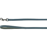 Produktbild von Flamingo Leder Führleine Denver Blau 130 cm 16 mm - 130 cm