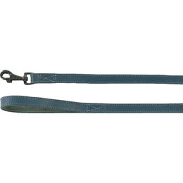 Produktbild von Flamingo Leder Führleine Denver Blau 130 cm 22 mm - 130 cm
