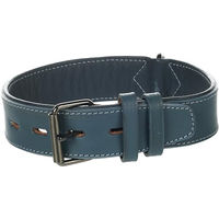 Produktbild von Flamingo Leder Halsband Denver Blau Breit M/L