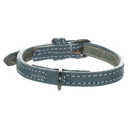 Flamingo Leder Halsband Denver Blau Größe XS – Bild 1 von 1