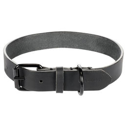 Produktbild von Flamingo Leder Halsband Leano Schwarz 47 - 57 cm 30 mm