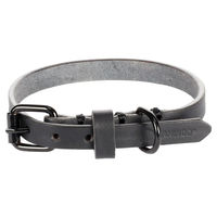 Produktbild von Flamingo Leder Halsband Leano Schwarz XS 21-26 cm 10 mm