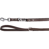 Produktbild von Flamingo Leder Schleppleine Trainingsleine Braun 200cm - 200 cm