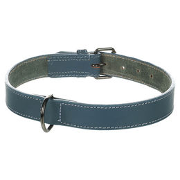Flamingo Lederhalsband Denver Blau Größe XXL 30 mm Breite – Bild 1 von 5