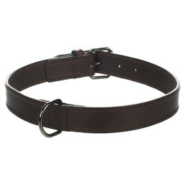 Flamingo Lederhalsband Denver Braun für Riesenrassen Größe XXL 30 mm Breite – Bild 1 von 3