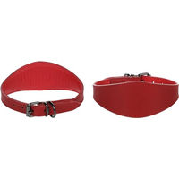 Produktbild von Flamingo Lederhalsband für Windhunde Denver Rot Größe M 55mm