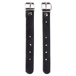 Produktbild von Flamingo Lederriemen Canna Schwarz 17x2 cm für Fahrradkorb