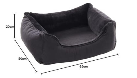 Produktbild von Flamingo Legenest Esmo Rechteck Kunststoff Schwarz 65x50x20cm