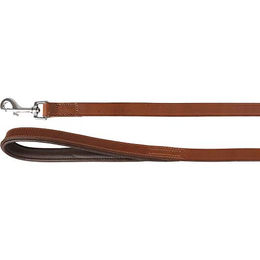 Flamingo Leine Arizona aus Leder Braun 130cm 20mm - 130 cm – Bild 1 von 1