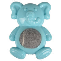 Produktbild von Flamingo Loekie Hundespielzeug Elefant aus TPR blau Quietschspielzeug für Welpen - 7,2 cm