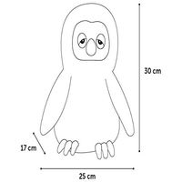 Produktbild von Flamingo LORIO Plüsch Eule Small Purpur 20cm