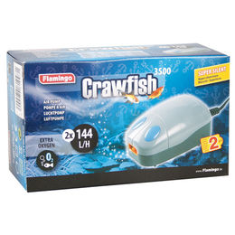 Flamingo Luftpumpe Crawfish 3500 für Aquarien mit Fischen und Krebsen – Bild 1 von 2