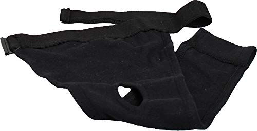 Flamingo Luvly Hundehose Hündinnenslip Schwarz XS aus Baumwolle – Bild 1 von 3
